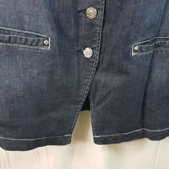 Spanner Blue Cotton Denim Womens Jacket NEW Size 10 w/ tags - Picture 12 of 12